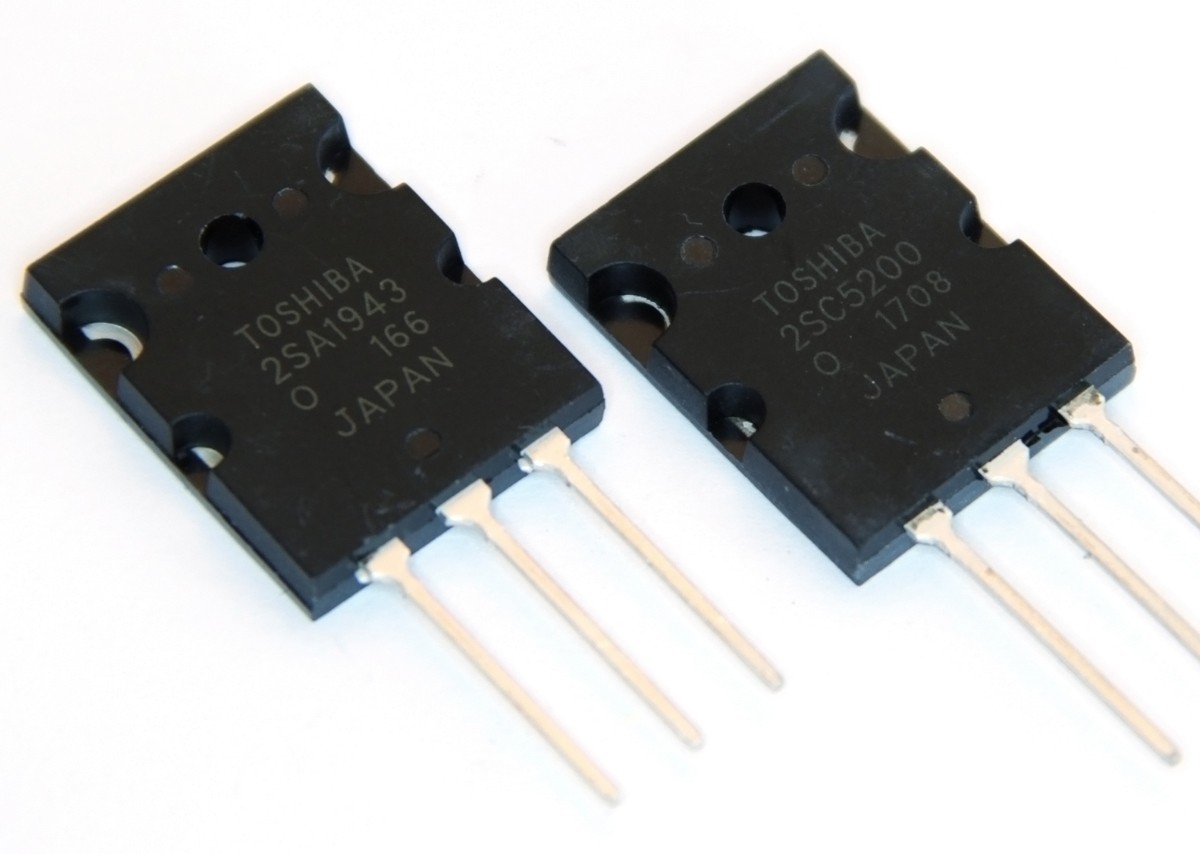 

2SC5200 + 2SA1943 tranzystory audio Toshiba