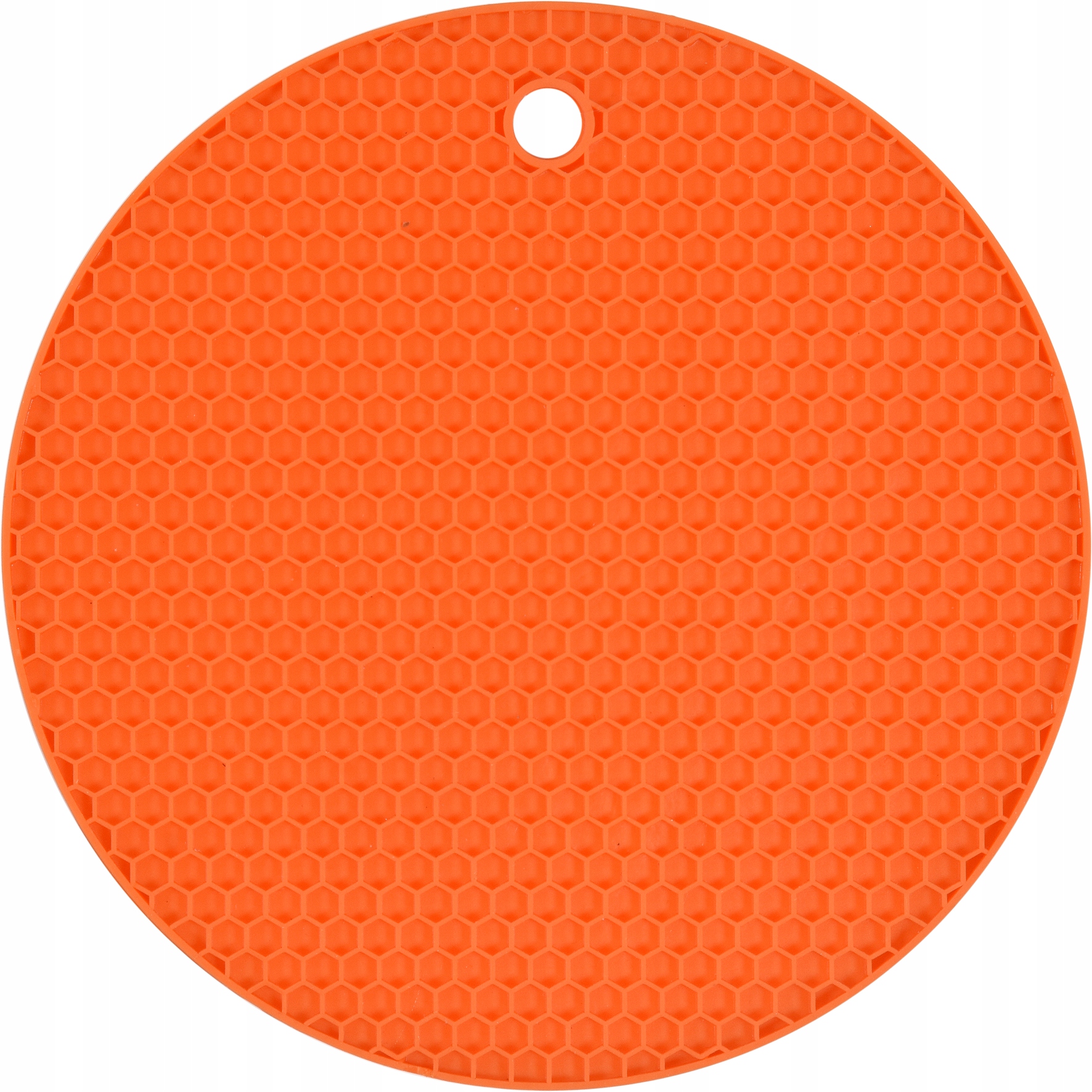 SILIKONOWA PODKŁADKA POD GARNEK POMARAŃCZOWA