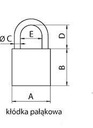 фото mini №2, Padlock with a shackle turnkey gerda