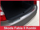 Skoda fabia 2 универсал накладка листва бампер задний2, купить в Украине