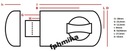 фото mini №2, Lock for surface mounting jania 94 mm x 55 mm