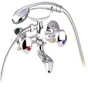 фото mini №4, 2x battery standard bathtub wall-mounted handle chrome b635