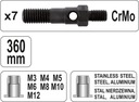 Yato nitownica до nitonakretek m3-m12 +nitonakretki 150el yt-36127+yt-3648110