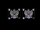 Таблица угловая, корневая led godlo orzel- 2 штуки, искусства - tablica наружная, корневая 15x15 cm5, с разборки недорого