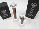 фото mini №5, Candlestick glass elegant 1 stylish 14cm (8967)