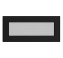 фото mini №1, Lattice fireplace chimney ventilation 11x24 black metal grid pocket