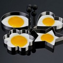 фото mini №8, Form to eggs fried steel eggs form wheel flower heart star