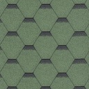фото мини №2, Черепица bitumiczn hexagonal соты зеленый 3m2