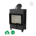 фото mini №4, Fireplace aerial steel grilles lucy 12 kw 200 black