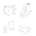 фото mini №14, Bunk bed raj 5 with a table with a table two mattresses + free of charge seat