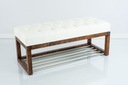фото mini №2, Cabinet shoes with seat emra wood 85 x 40 x 40 centimeters nut