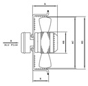 фото mini №6, Fan axial gridded protective mesh exhaust fi450