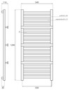 фото мини №2, 120x54 нагреватель искра структурный графит/ цвет