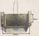 Крепление держатель klina 160mm krone schmitz kogel3, купить с разборки