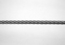 фото mini №1, Rope acid-resistant stainless steel weaving 7x19 inox fi 2 mm