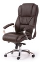 фото mini №6, Seat office foster dark brown skin halmar