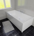 фото mini №5, Trough rectangular acrylic riho lusso drain center 170 x 75 centimeters