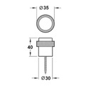 фото mini №3, Bumper stopwatch cylinder great stainless steel
