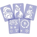 фото mini №1, Template to artificial snow stickers sza-xmas-001