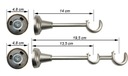 фото mini №13, Cornice 340 centimeters double 3, 4 modena cornices 25/19