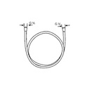 фото mini №2, Kludi spigot spray 160cm protection plastic