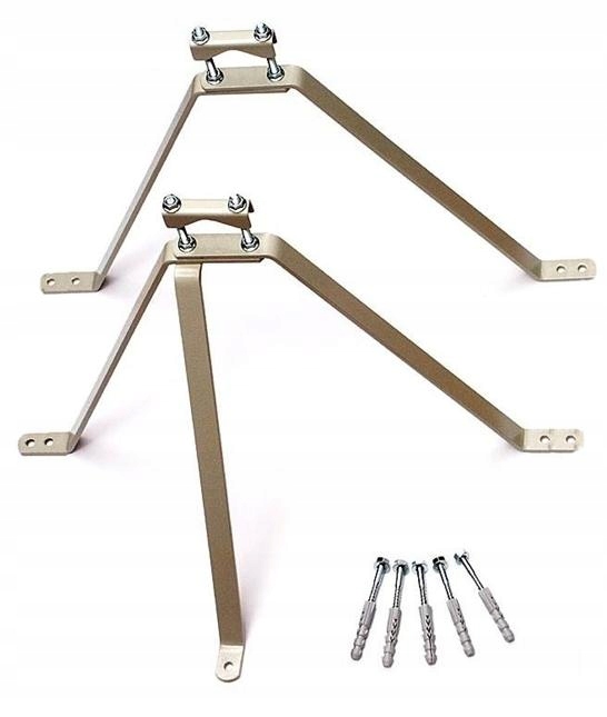 Objímka s nástěnným úchytem pro držáky stožáru trubky 50 cm