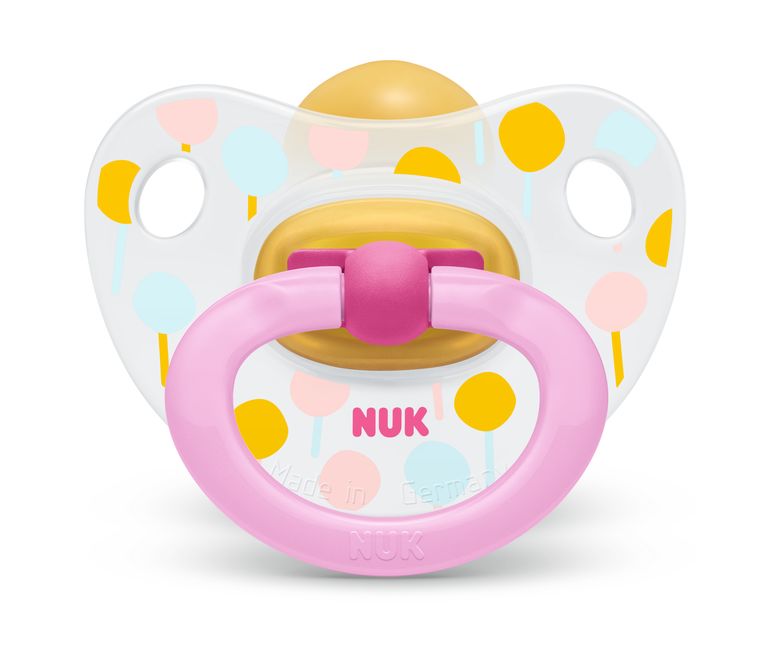 NUK Lateksowy smoczek Classic Happy Kids 6-18m