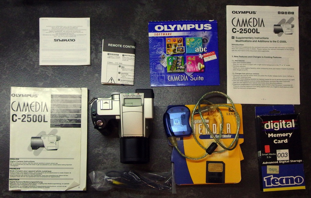 Olympus CAMEDIA C-2500L aparat cyfrowy zoom opt x3