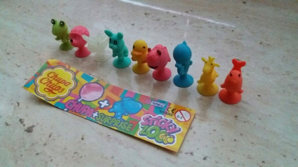 CHUPA CHUPS Sticky Zoo Zwierzak STIKEEZ kpl 9 szt.