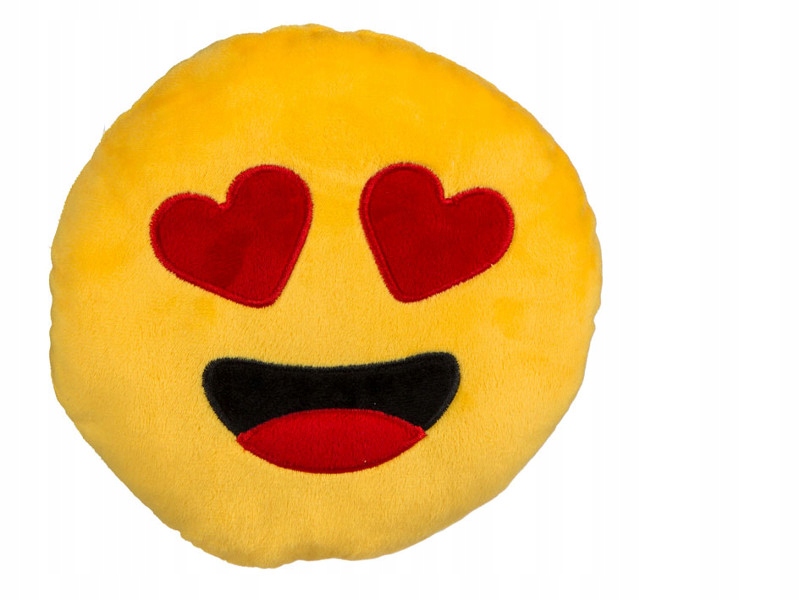 PODUSZKA EMOTIKON ZAKOCHANA SERCE SERDUSZKA EMOJI