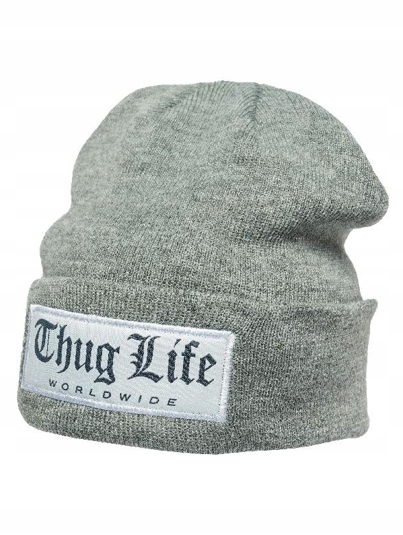 Czapka zimowa Thug Life Freeze in grey