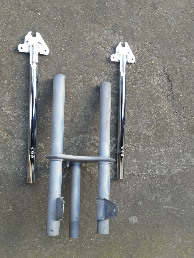 Motorynka M1 teleskopy widelec nowy chrom