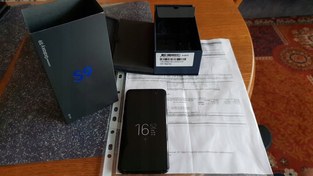 SAMSUNG GALAXY S9 G960F/DS FOLIE GW 23 MC Z NEONET