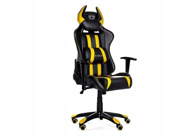 Fotel DIABLO X-One Horn Czarno-żółty