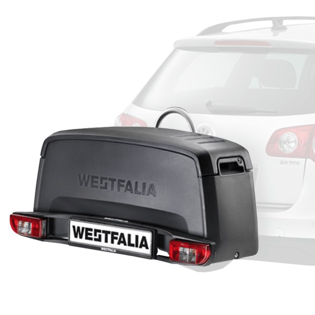 Bagażnik rowerowy na hak WESTFALIA BC60 +Kufer BOX