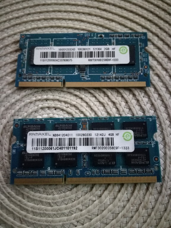 ramy pamiec ramaxel ddr3 6gb