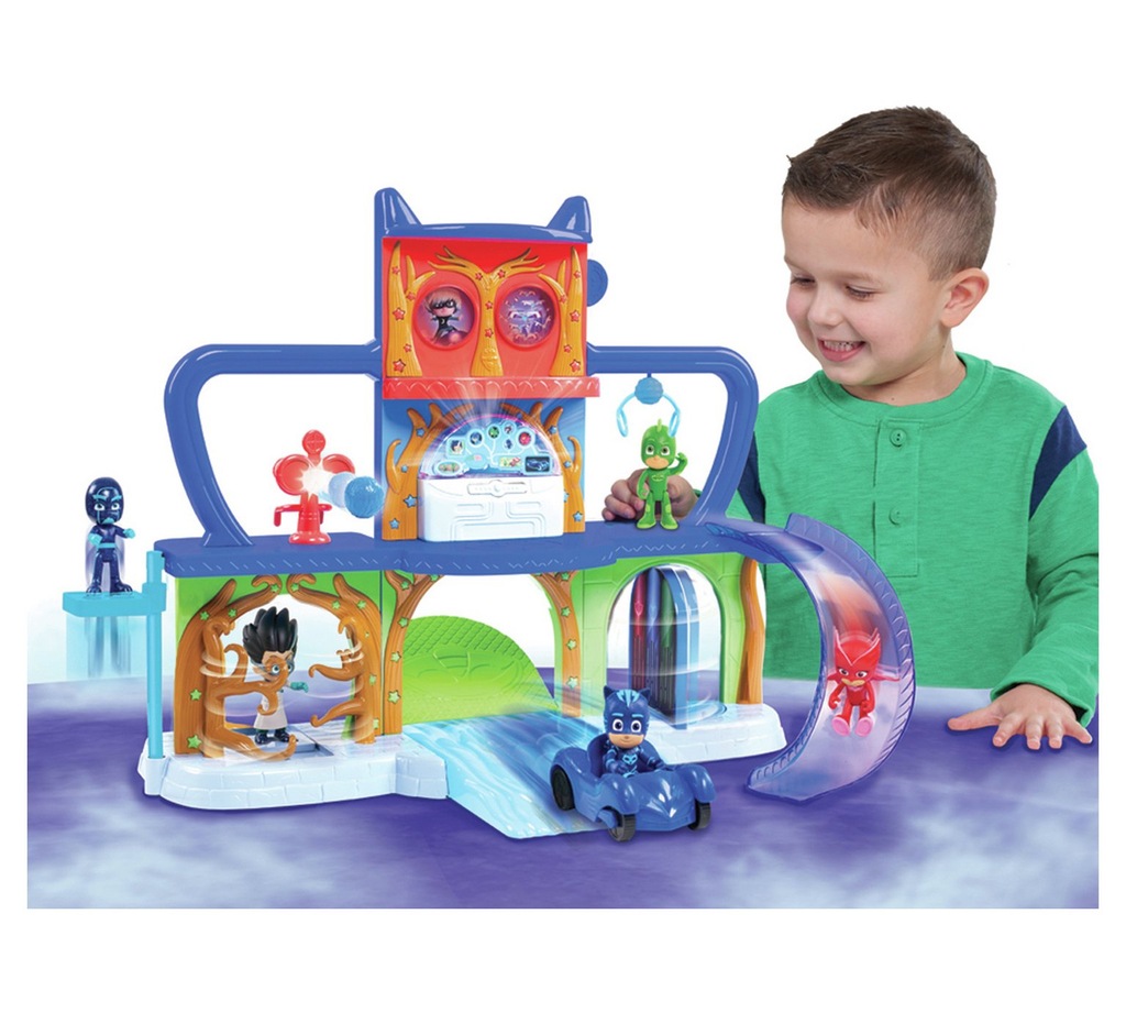 PJ MASKS PIDŻAMERSI BAZA HEADQUARTERS ZESTAW KOBOY