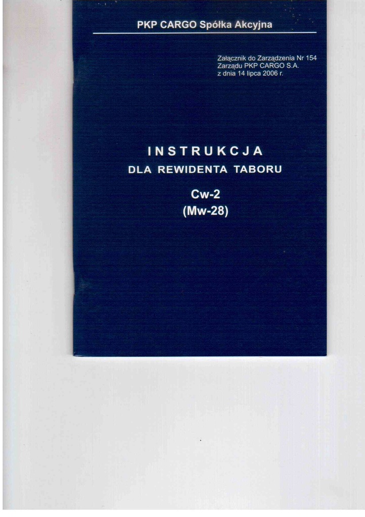 Cw-2 (Mw-2) - Instrukcja dla rewidenta taboru