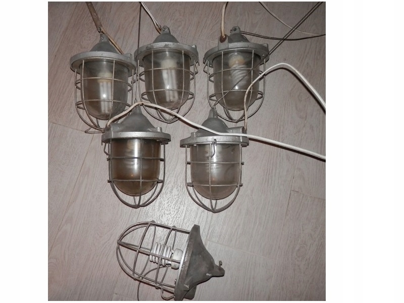 stara lampy lampa przemysłowa magazynowa retro
