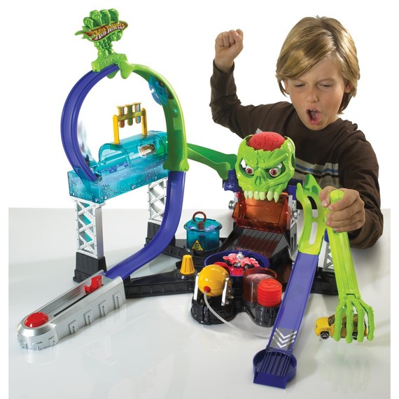Hot Wheels tor laboratorium dr szkieletora wodny