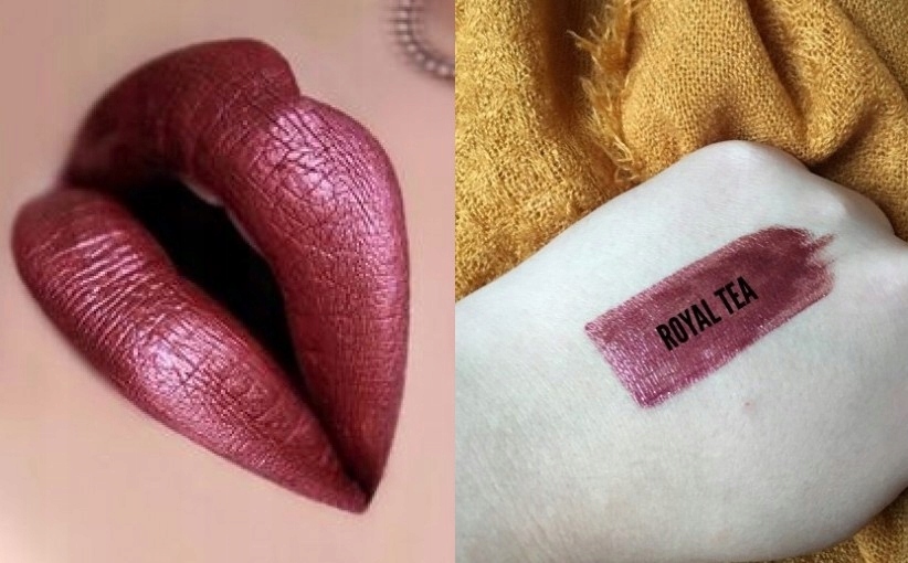 71158 BEAUTY BAKERIE LIP WHIP METALICZNA ROYAL TEA