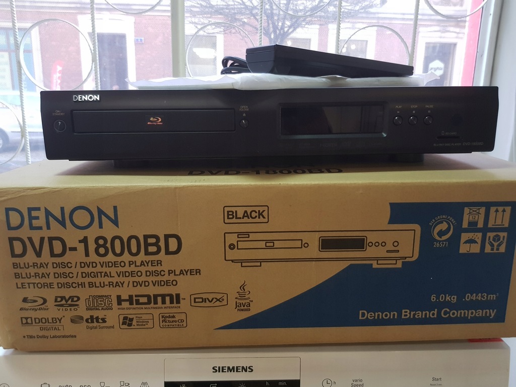 Odtwarzacz płyt Denon DVD-1800BD/HDMI