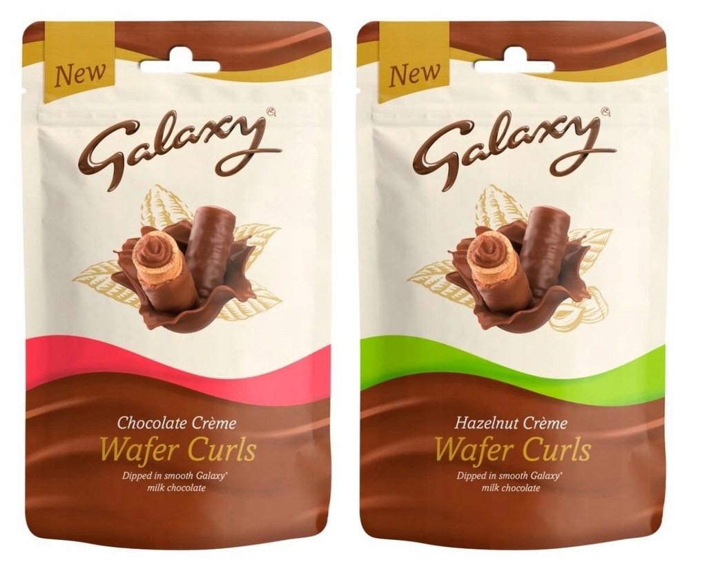 Galaxy Wafer Chocolate Rurki 90g UK