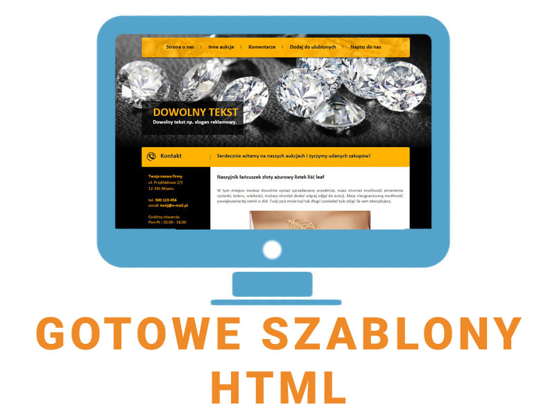 Gotowe Szablony Html Szablon Internetowy Automat 6840748485 Oficjalne Archiwum Allegro