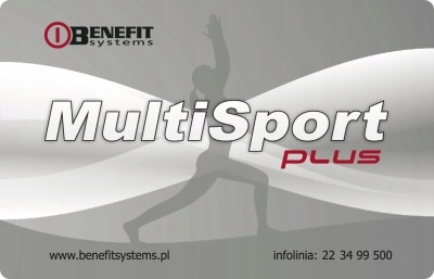 Karta MultiSport Plus od 10.01.2019 do 01.01.2020