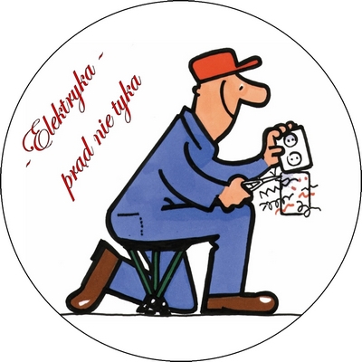GRUBY OPŁATEK NA TORT ELEKTRYK DLA ELEKTRYKA