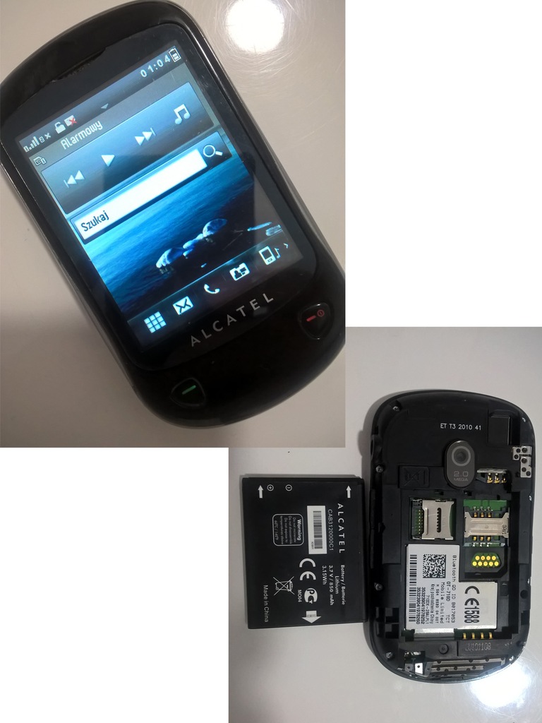 ALCATEL OT 710D - stan idealny DUAL SIM 2010 rok