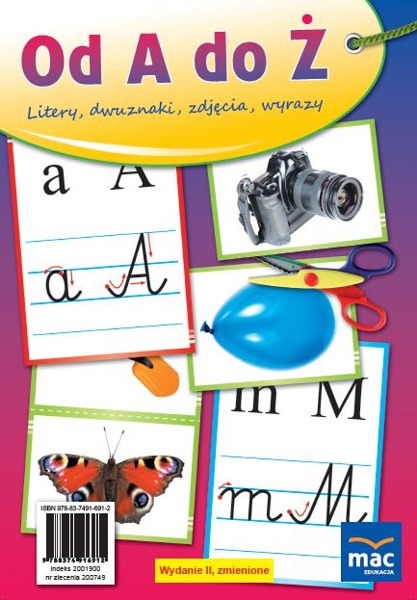Alfabet od A do Ż. Nauka Pisania MAC Edukacja