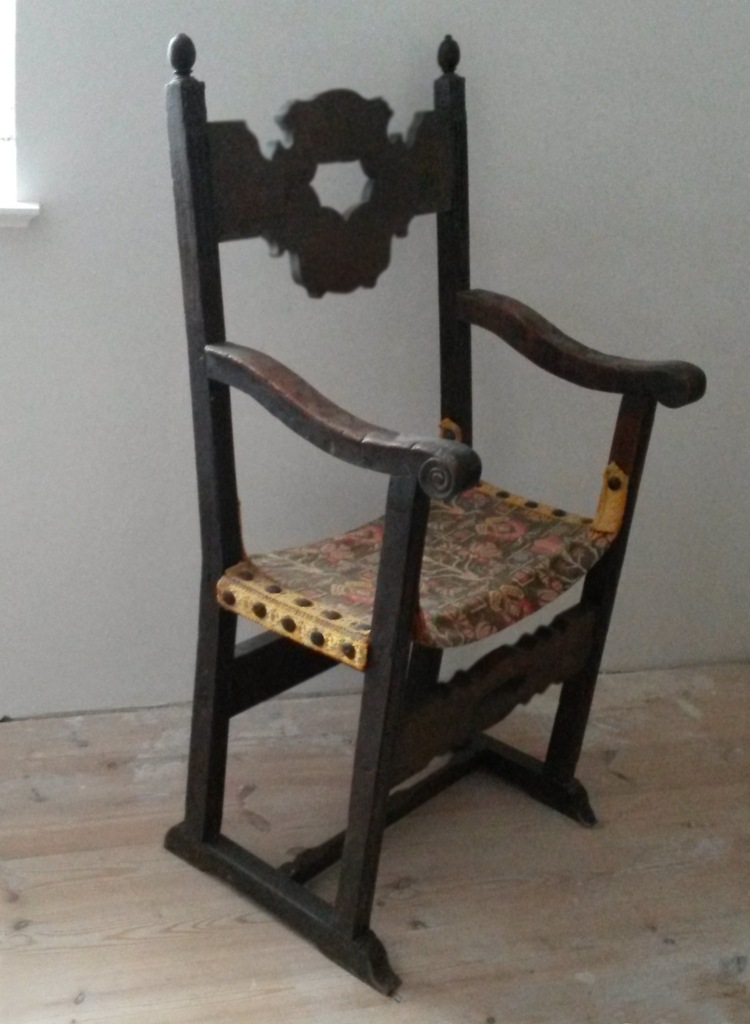 Fotel renesansowy 16 - 17 wiek [fotel nr 2]