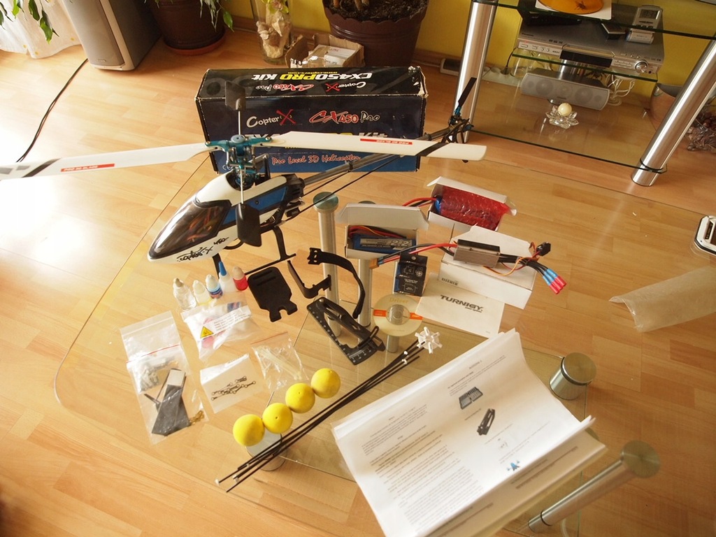 Helikopter COPTERX 450-PRO V2 jak Algin T-rex 450